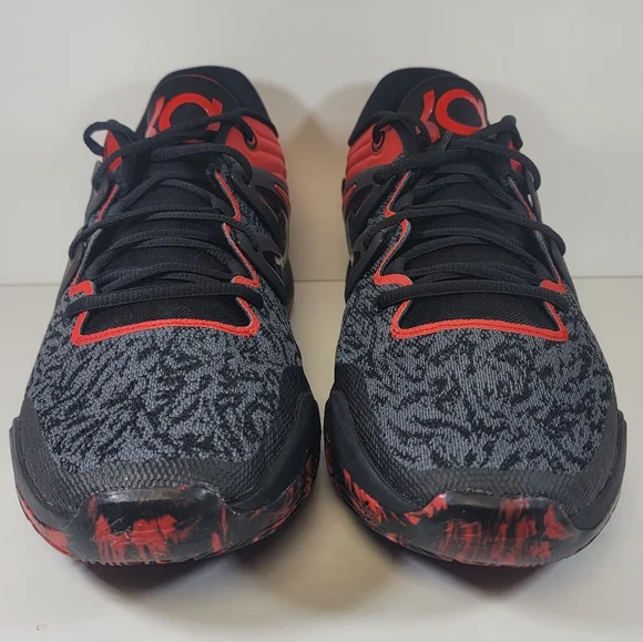 Nike KD 15 Bred Black University Red DC1975 003 Men’s Size Basketball Shoes - Picture 7 of 10